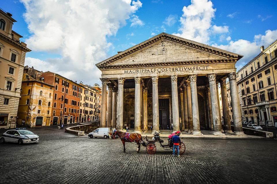 Du lich Chau Au pantheon-roma viruscorona 3