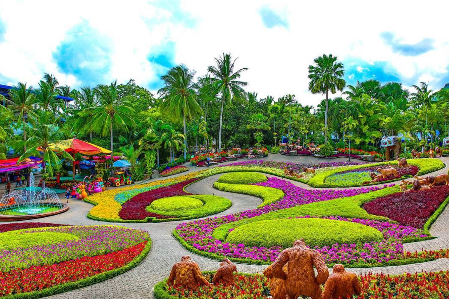 Vườn hoa Nong Nooch - Du lịch Phố Việt
