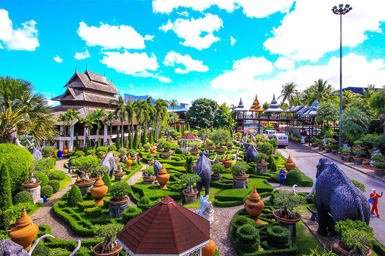 làng văn hoá Nong Nooch-Du lịch Phố Việt